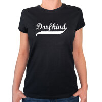 Dorfkind Vintage Damen T-Shirt M Black