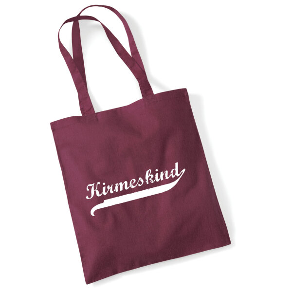 Kirmeskind Vintage Jutebeutel Burgundy