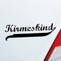 Autoaufkleber Kirmeskind Vintage