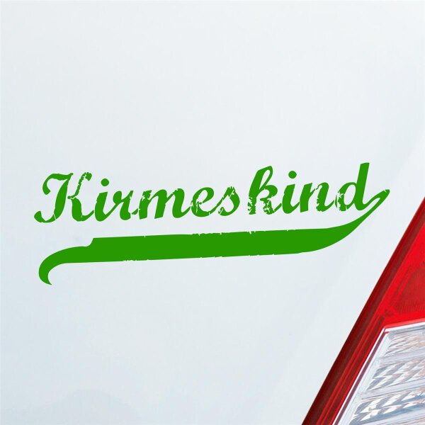 Autoaufkleber Kirmeskind Vintage