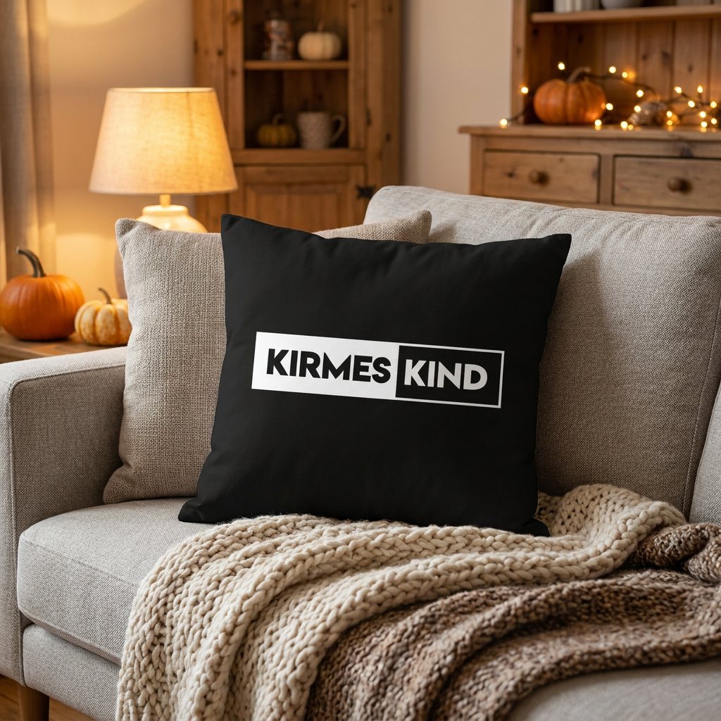 Kirmeskind Modern Kissen auf dem Sofa
