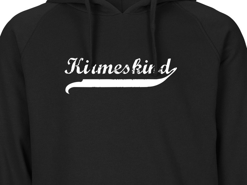 Kirmeskind Vintage Hoodie mit Retro-Schriftzug